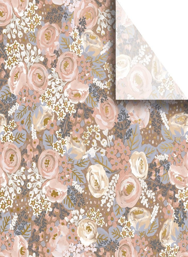 Jillson Roberts 20" x 30" Printed Floral Gift Tissue Gift Wrapping Supplies, Bouquet, 24 Folded Sheets - Image 1